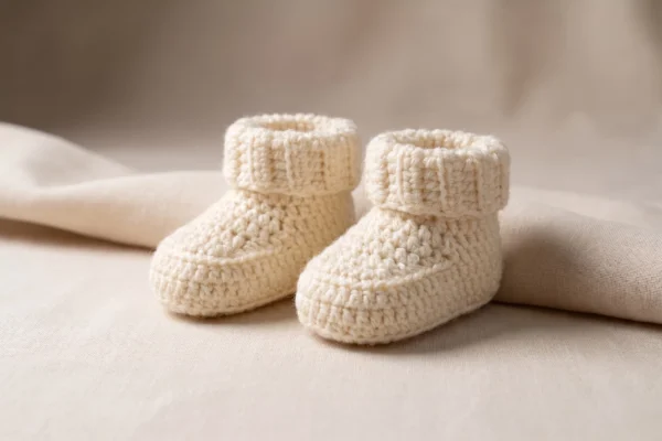 Handmade Knitted Baby Shoes