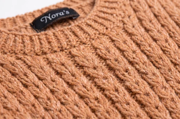 Brown Knitted Kids Sweater