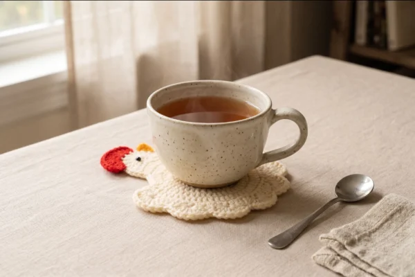 Handmade Hen Coaster